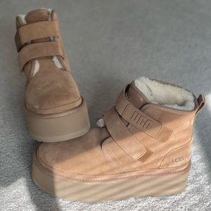 Brand New UGG Neumel Platform Suede Booties